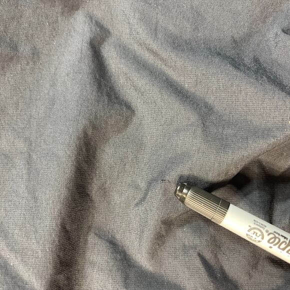 Nike Black Windbreaker Pullover Men’s L Quarter Snap Nylon Sweatshirt Zip Pocket - Picture 6 of 12